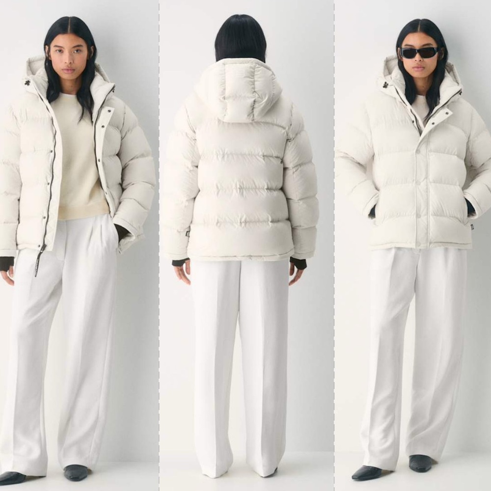 NWOTS Tna The Super Puff™ (NEW) - CliMATTE™ 
Original  length Sz XS Matte Pearl